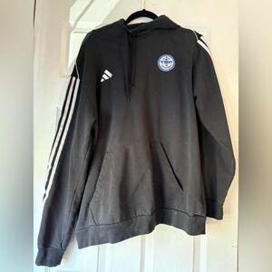 Adidas Black and White Men's Sweater